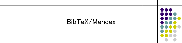 BibTeX/Mendex